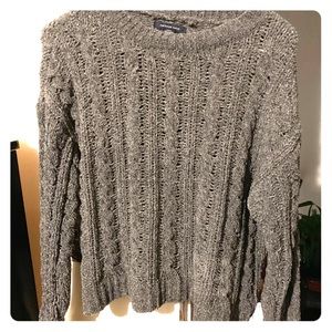 American eagle crop sweater
